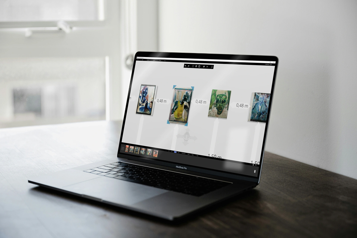 mackbook showing cura3D software